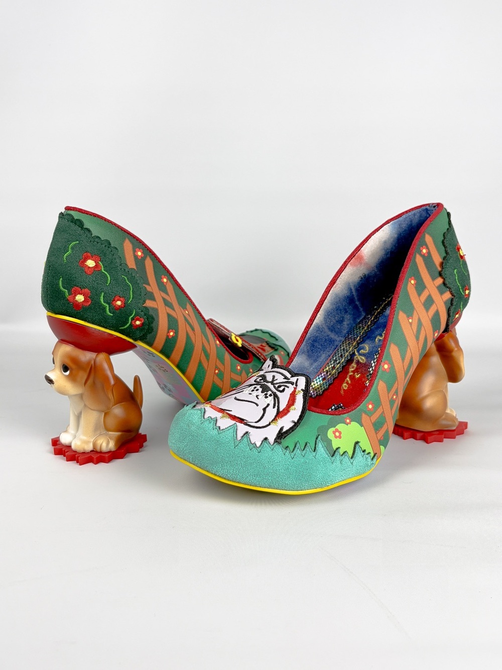 Irregular Choice “Top Dog” Bulldog & Beagle Heels – Sculpted Puppy Heel Design